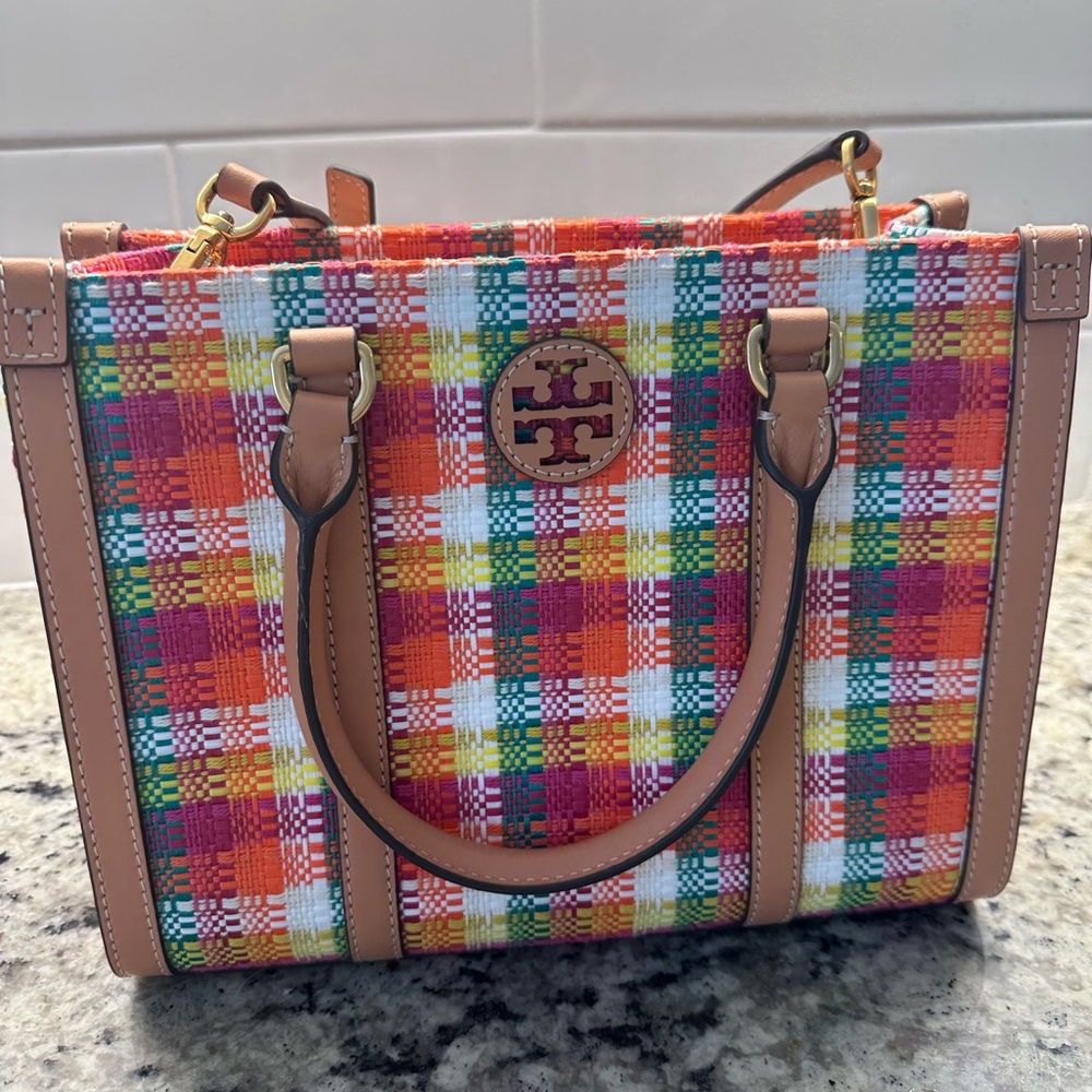 New Tory Birch, colorful tote